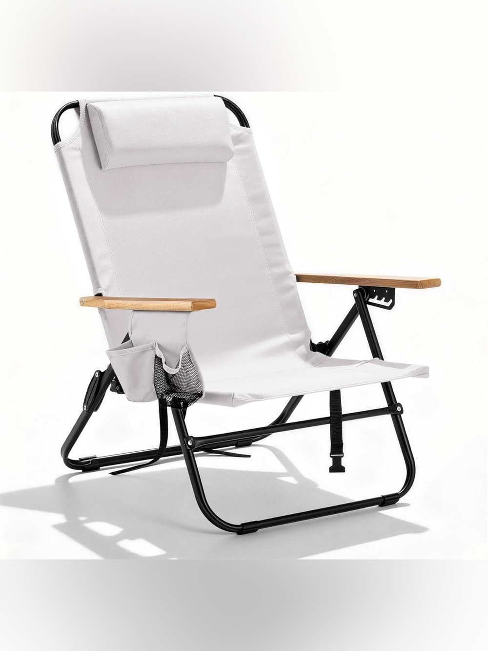 New-Premium Portable 5-Position Recliner Beach/ camp Chair